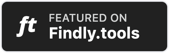Featured on Findly.tools